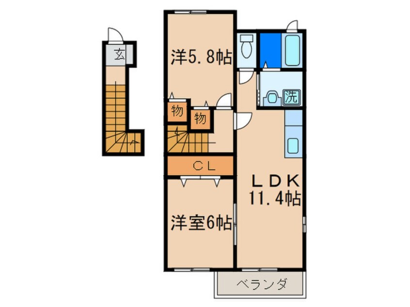 間取図 メゾングラ－スⅢ