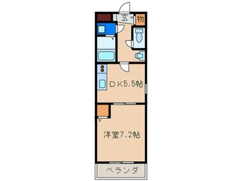 間取図 アンジュヴィラ