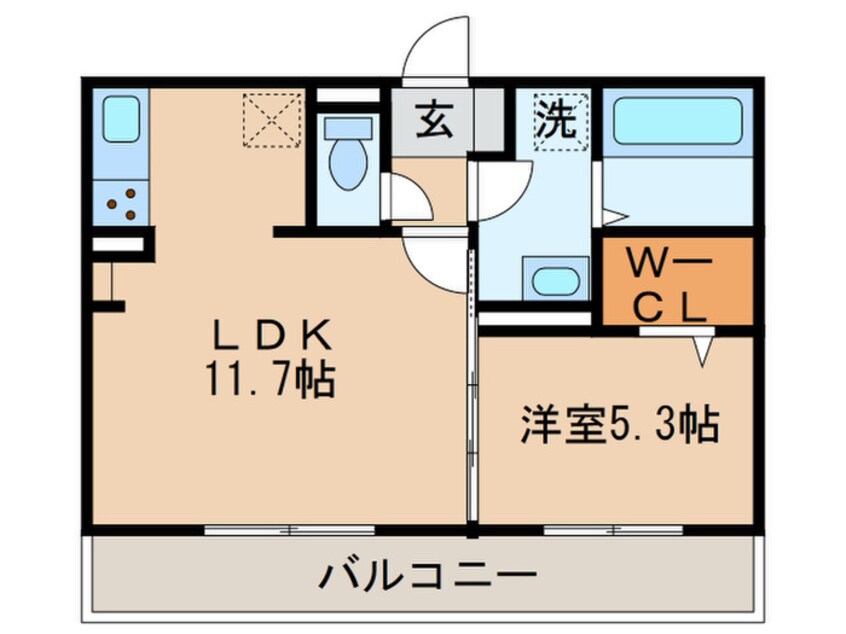 間取図 D-room相生町