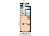 ﾒｿﾞﾝ浅川台 1Kの間取り