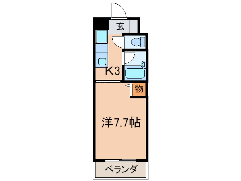 間取図 ﾒｿﾞﾝ浅川台