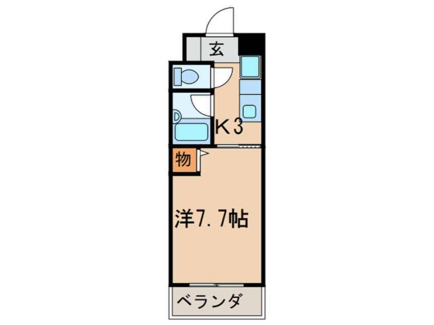 間取図 ﾒｿﾞﾝ浅川台