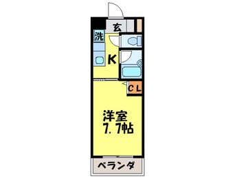 間取図 ﾒｿﾞﾝ浅川台