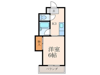 間取図 ギャラン千代ヶ崎