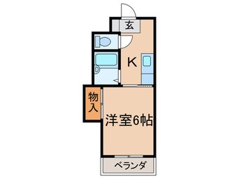 間取図 ギャラン千代ヶ崎