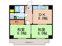 エバーライフ香椎第２　204の間取図
