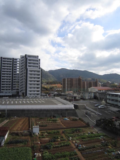 室内からの展望 クラブハウス企救丘
