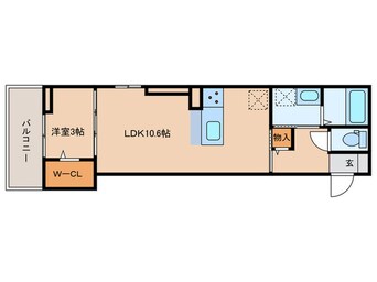 間取図 LIBERTY CITY TAKAMIYA