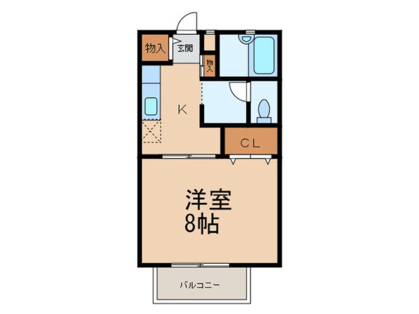 間取図 ベルエポック葛原C棟