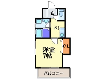 間取図 クレベール柏原