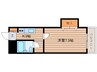 ベイサイドフラッツ 1Rの間取り