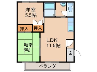 間取図 アルティ２１　Ｂ棟