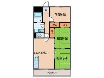 間取図 ハイライフ小笹