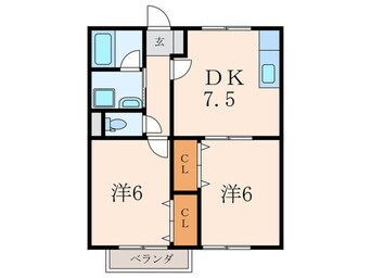 間取図 エスティアム２１