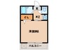 わかばハイツ 1Kの間取り
