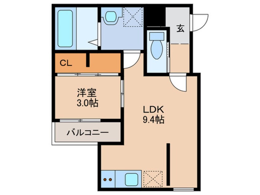 間取図 storia北方