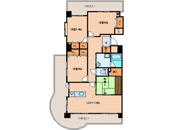 間取図 ニュ－ガイア空港通り