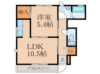 間取図 エスポア－ルＢ棟