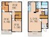 リバーフラット徳吉　Ａ棟 3LDKの間取り