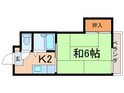 シャトレ境川２の間取図