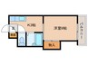 シャトレ境川２ 1Kの間取り
