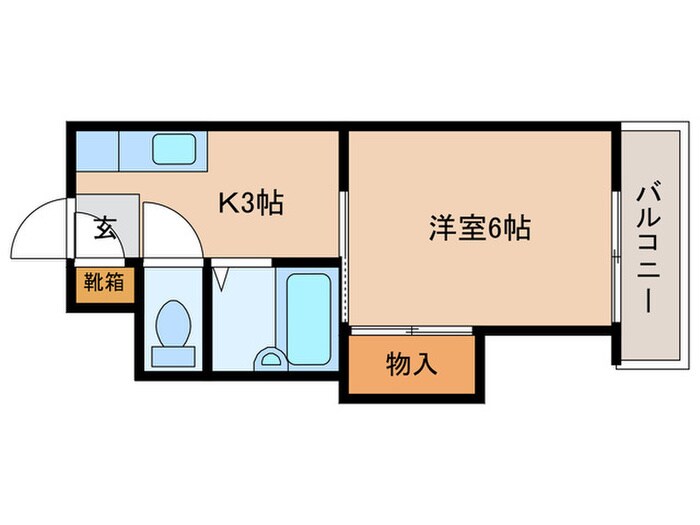 間取り図 シャトレ境川２
