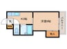 シャトレ境川２ 1Kの間取り