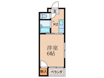 間取図 シャトレ天神Ⅰ