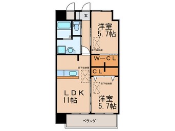 間取図 Fu-ton4祇園さくら坂