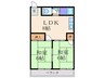コ－ポ順 2LDKの間取り