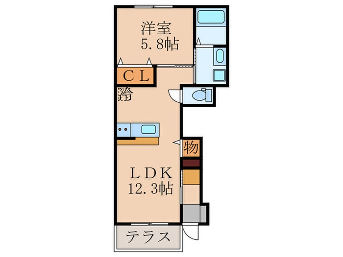 間取り図 ベルエキップエム飯塚