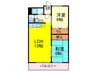 第１６大橋ＩＲ　ＢＬＤ 2LDKの間取り