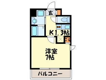 間取図 アンプル－ルベトン　カルティエ