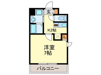 間取図 アンプル－ルベトン　カルティエ