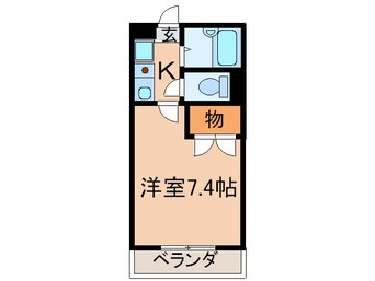 間取図 ラビータ本城A