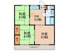 グリーンコーポ 3DKの間取り
