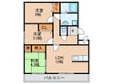 キャッスルコ－トＡの間取図