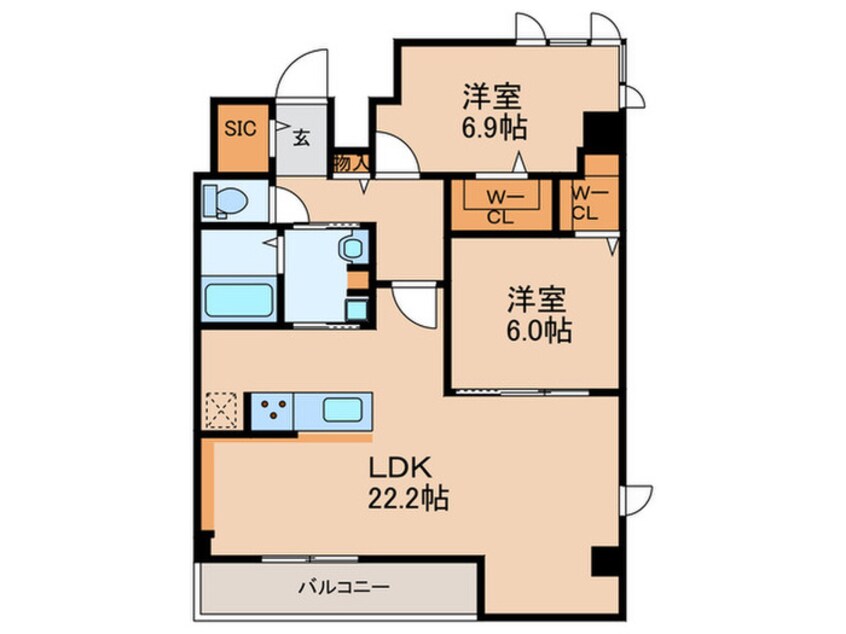 間取図 ＦＭＴレジデンス博多