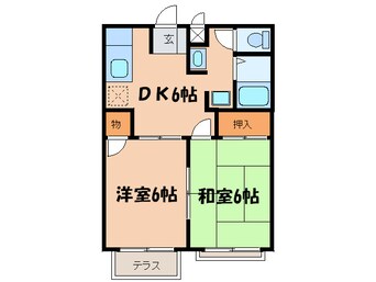 間取図 レビュ－弐番館