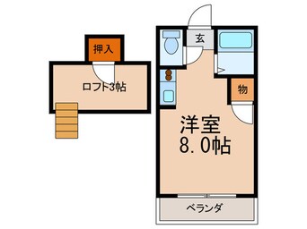 間取図 セ－ヌ香椎南