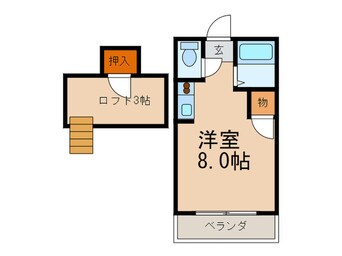 間取図 セ－ヌ香椎南