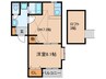 ポラリス博多駅南 1DKの間取り
