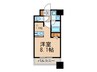 エンクレスト博多STYLE（212） 1Kの間取り