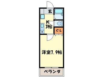 間取図 ｳｨｽﾞ野間