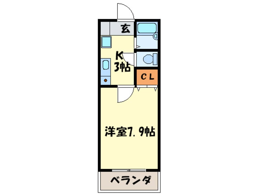 間取図 ｳｨｽﾞ野間