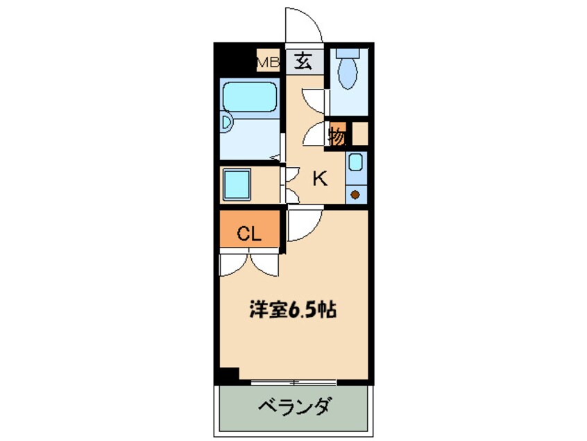 間取図 ディアマンテ薬院