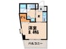 アミティエ美野島 1Kの間取り