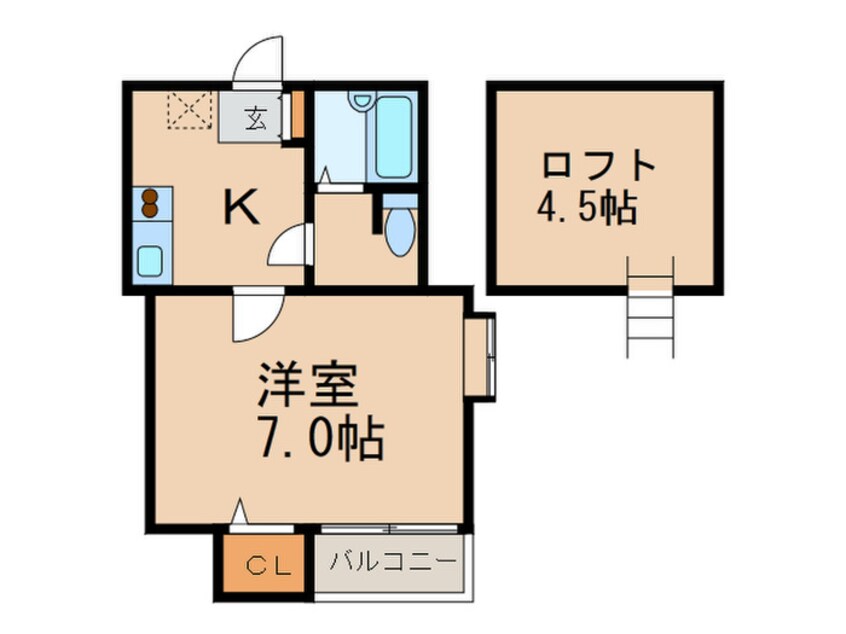 間取図 ピュア香椎