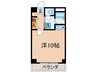 小倉ハイツ 1Rの間取り