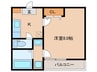 ワンメイルスクエア 1Kの間取り